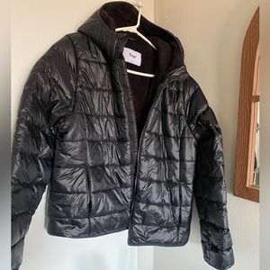 TNA Fuzzy Puffer - cropped jacket